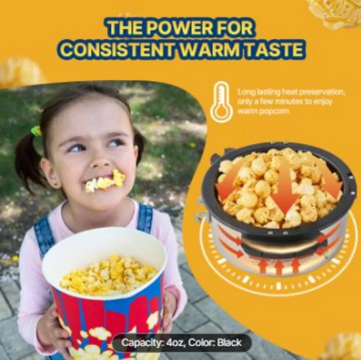 Popcorn Maker, 480W - Image 4