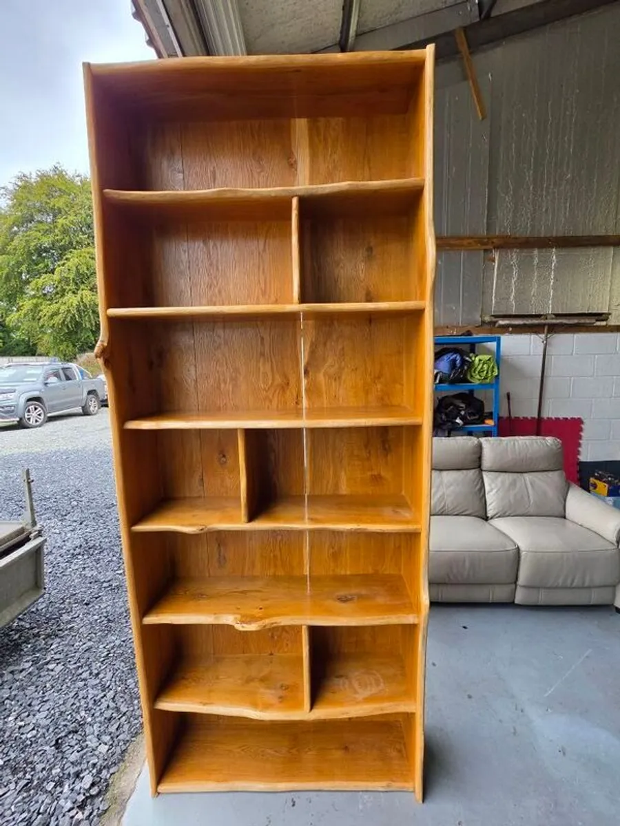oak shelving unit - Image 1