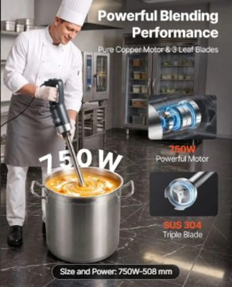 Commercial Immersion Blender - Image 2