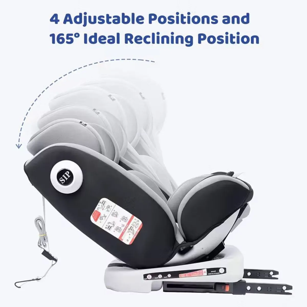 360° Rotatable Baby Car Seat – 9–36kg Child Safety - Image 3