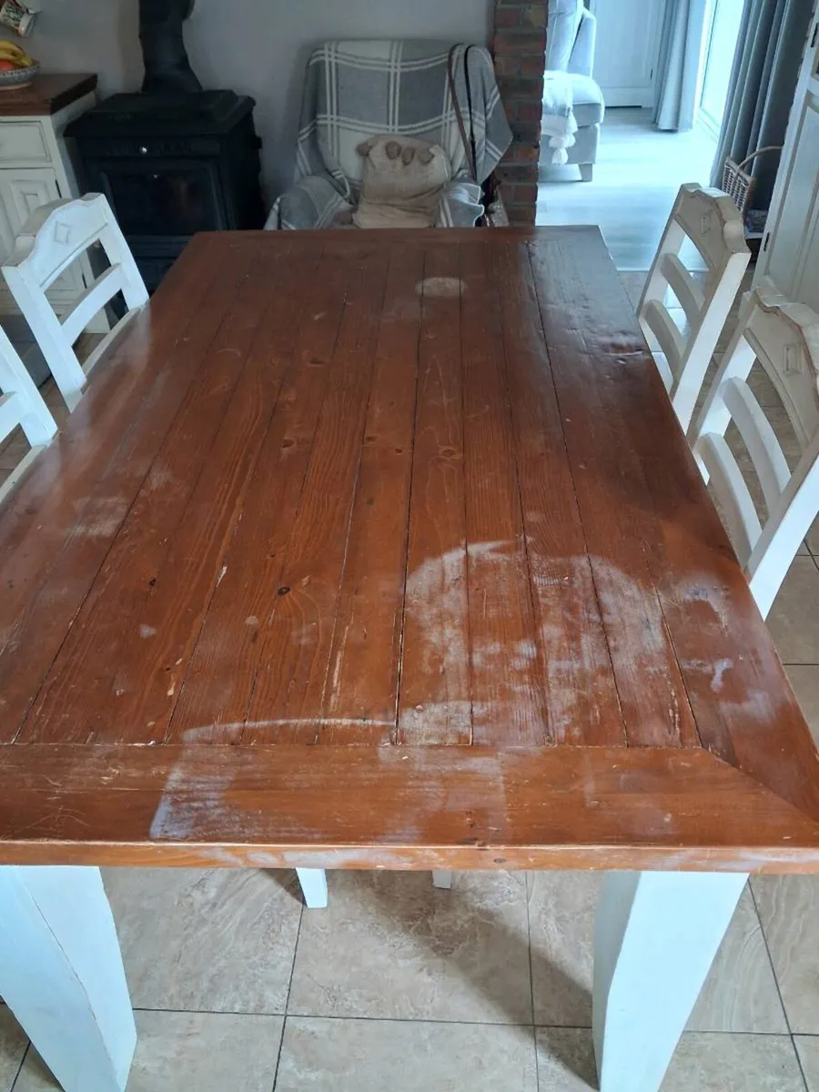 Dining table  4 chairs - Image 1