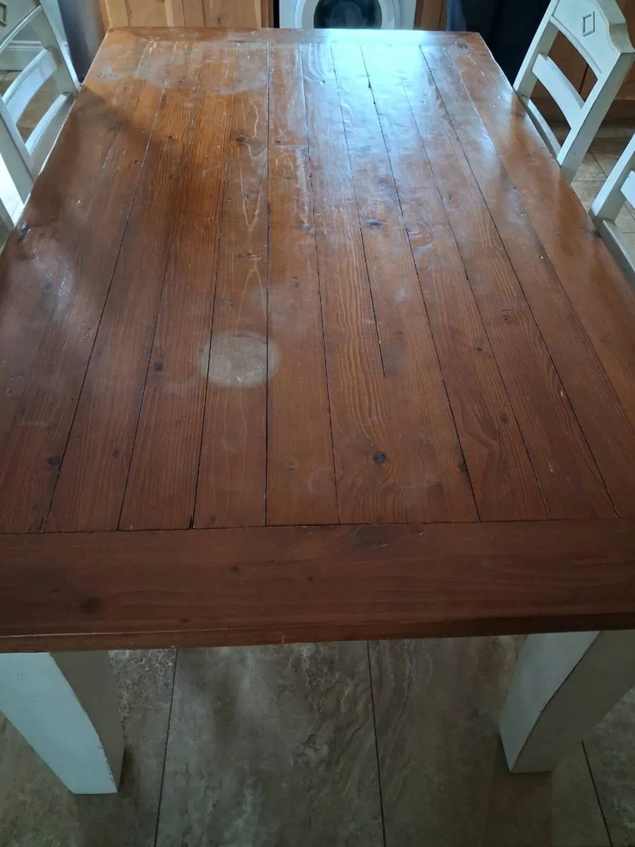 Dining table  4 chairs - Image 2