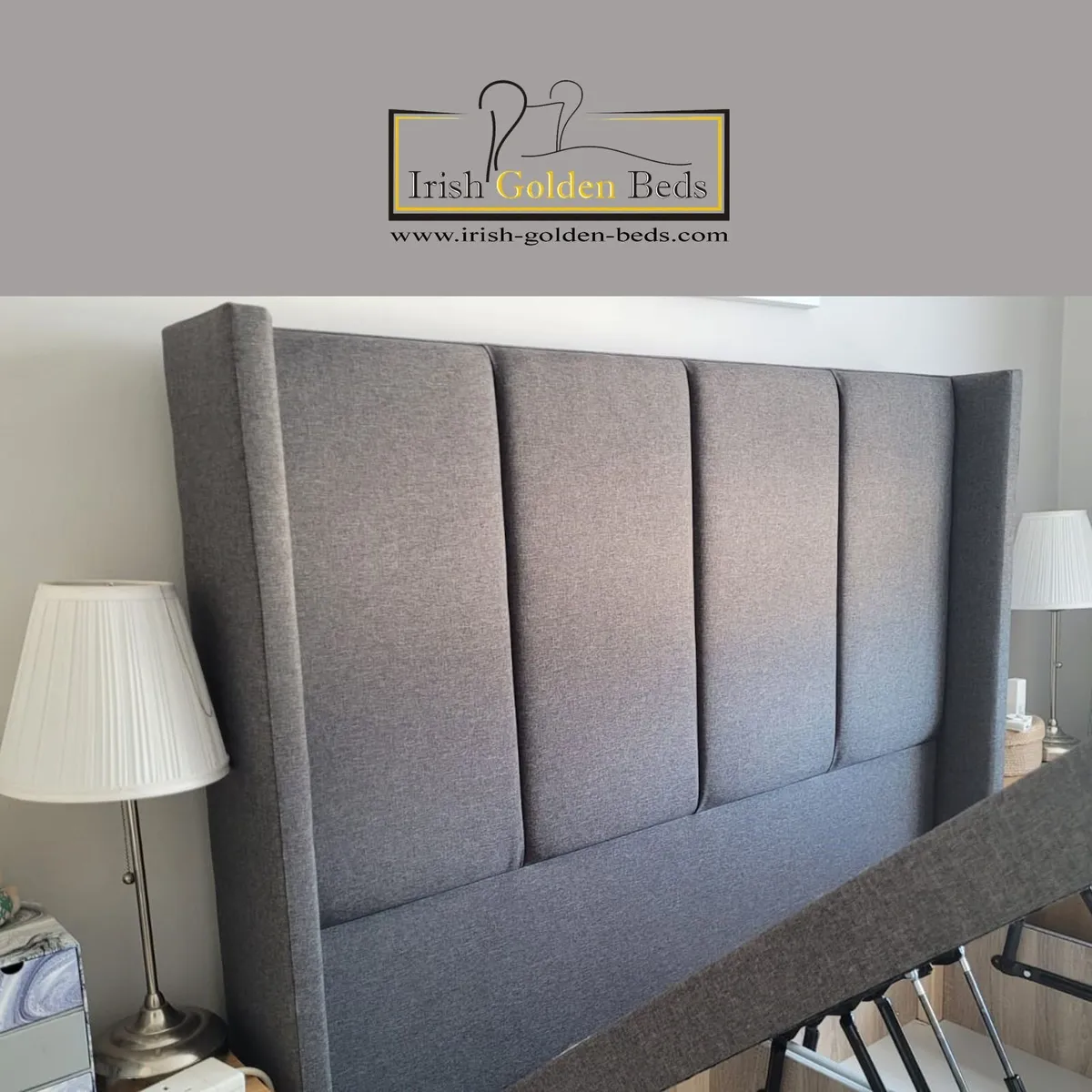 bed frame and headboard, free delivery - Image 4