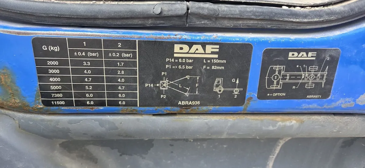 2007 DAF 19 Tonne Rigid incl Pathfinder Crane - Image 2