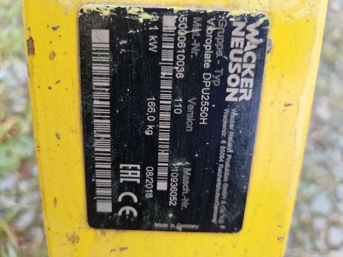Wacker Neuson Plate - Image 3