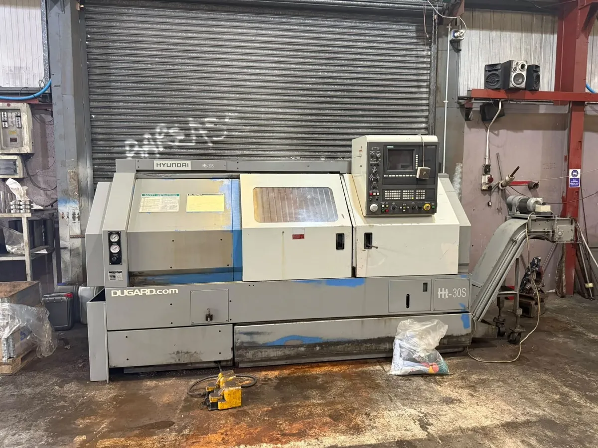 USED HYUNDAI 30-S LATHE - Image 3