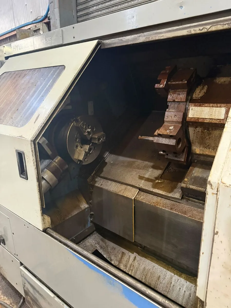 USED HYUNDAI 30-S LATHE - Image 4
