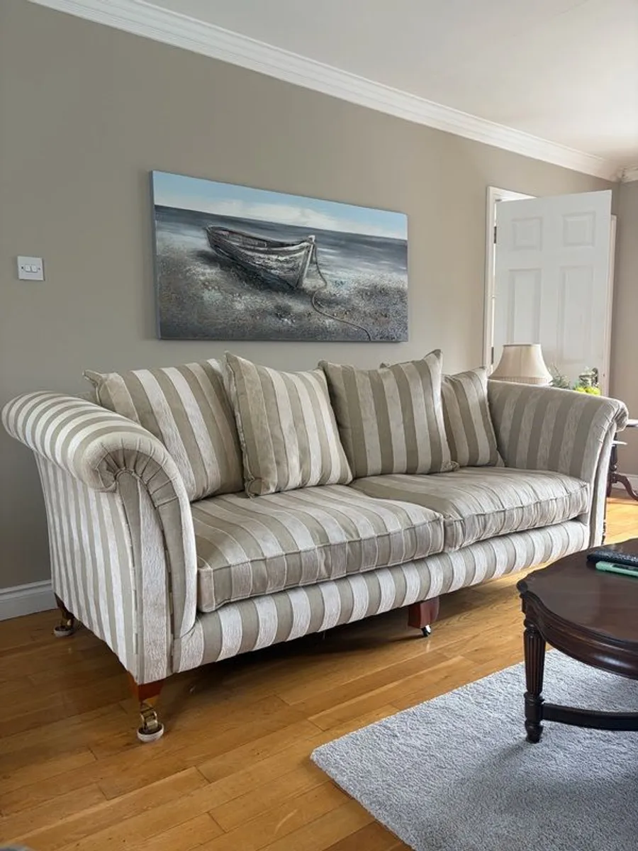 Large Finline Designer Sofa - Image 4