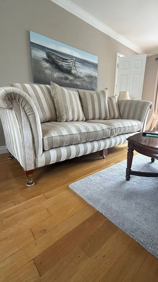 Large Finline Designer Sofa - Image 1
