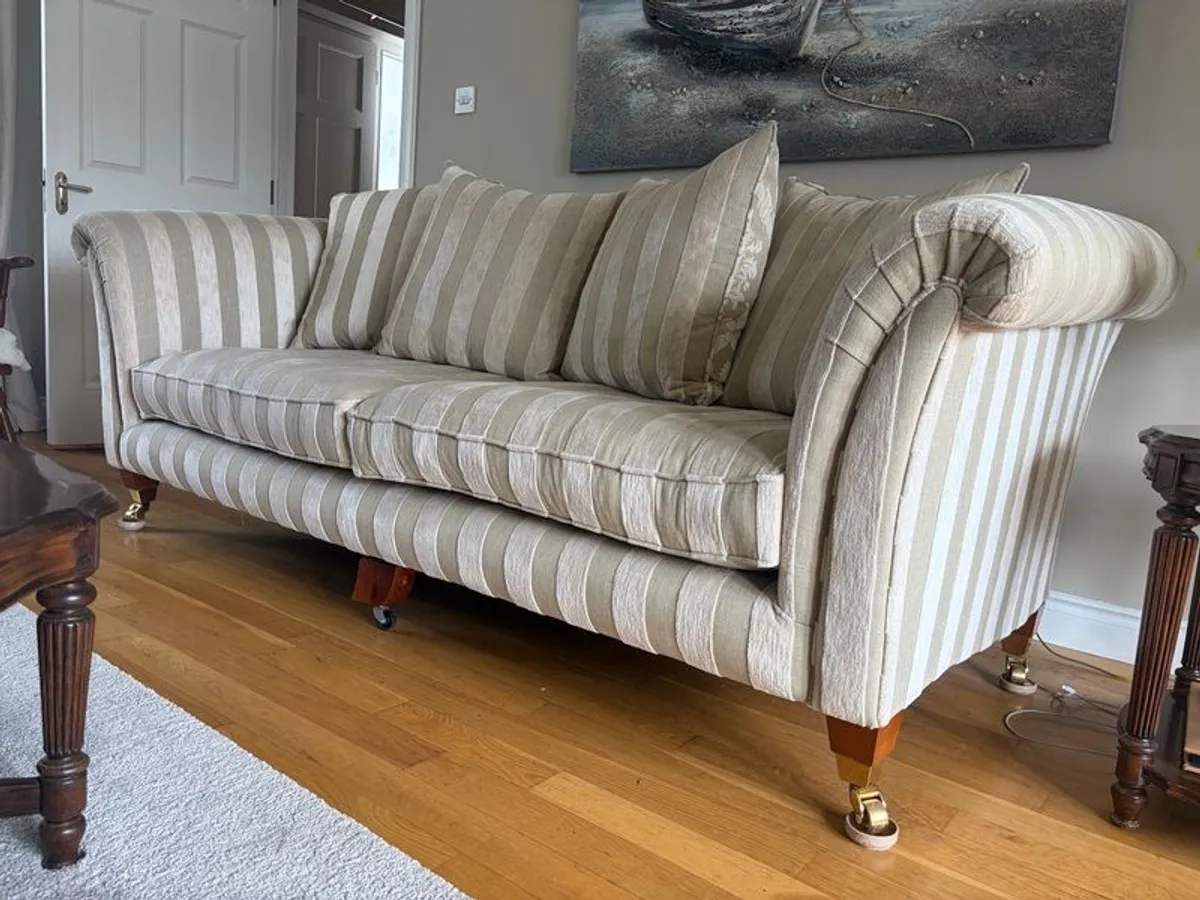 Large Finline Designer Sofa - Image 2
