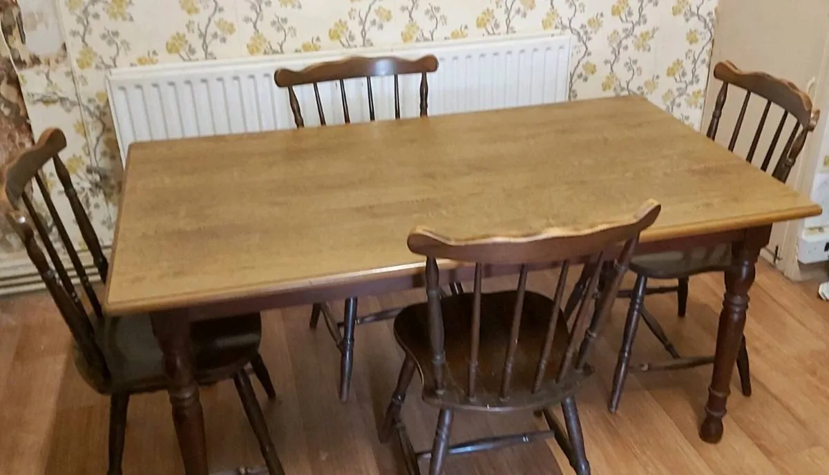 Dining Table & Chairs - Image 1