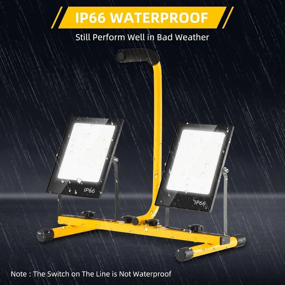 Adjustable LED Floodlight Tripod Stand - Image 4