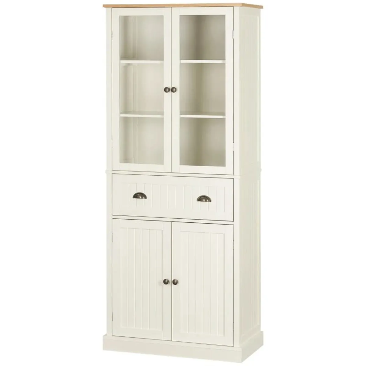 Freestanding Kitchen Cupboard, 5-tier Storage Cabi - Image 2