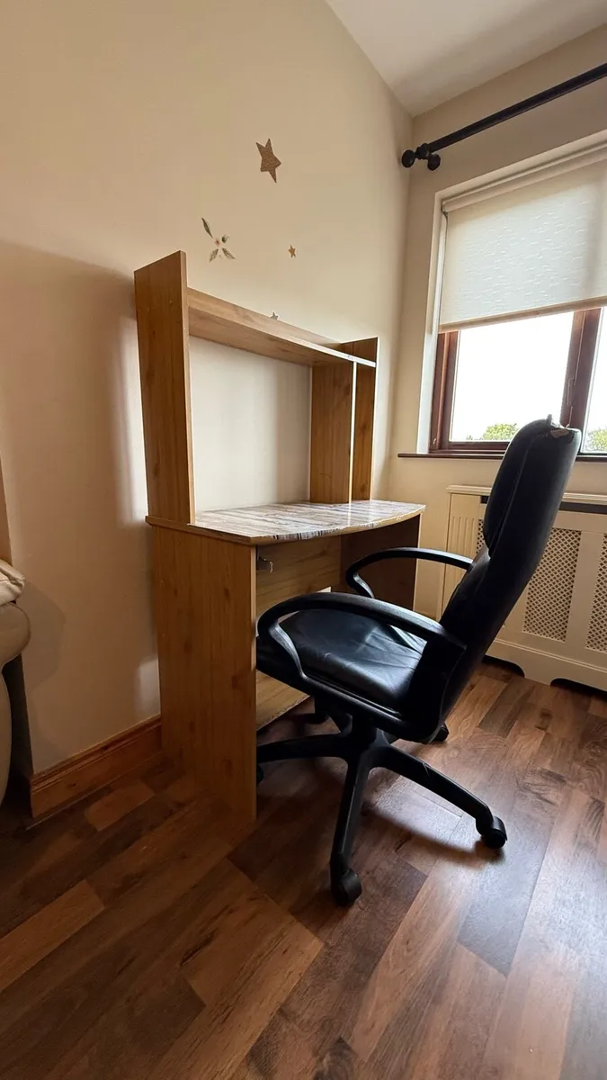 Office Chair + Desk