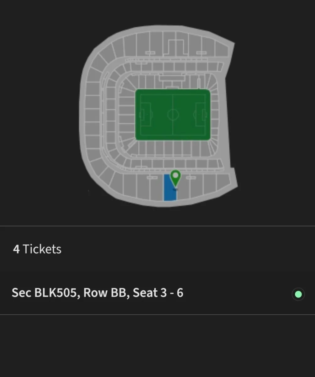 Ireland soccer match tickets - Image 2