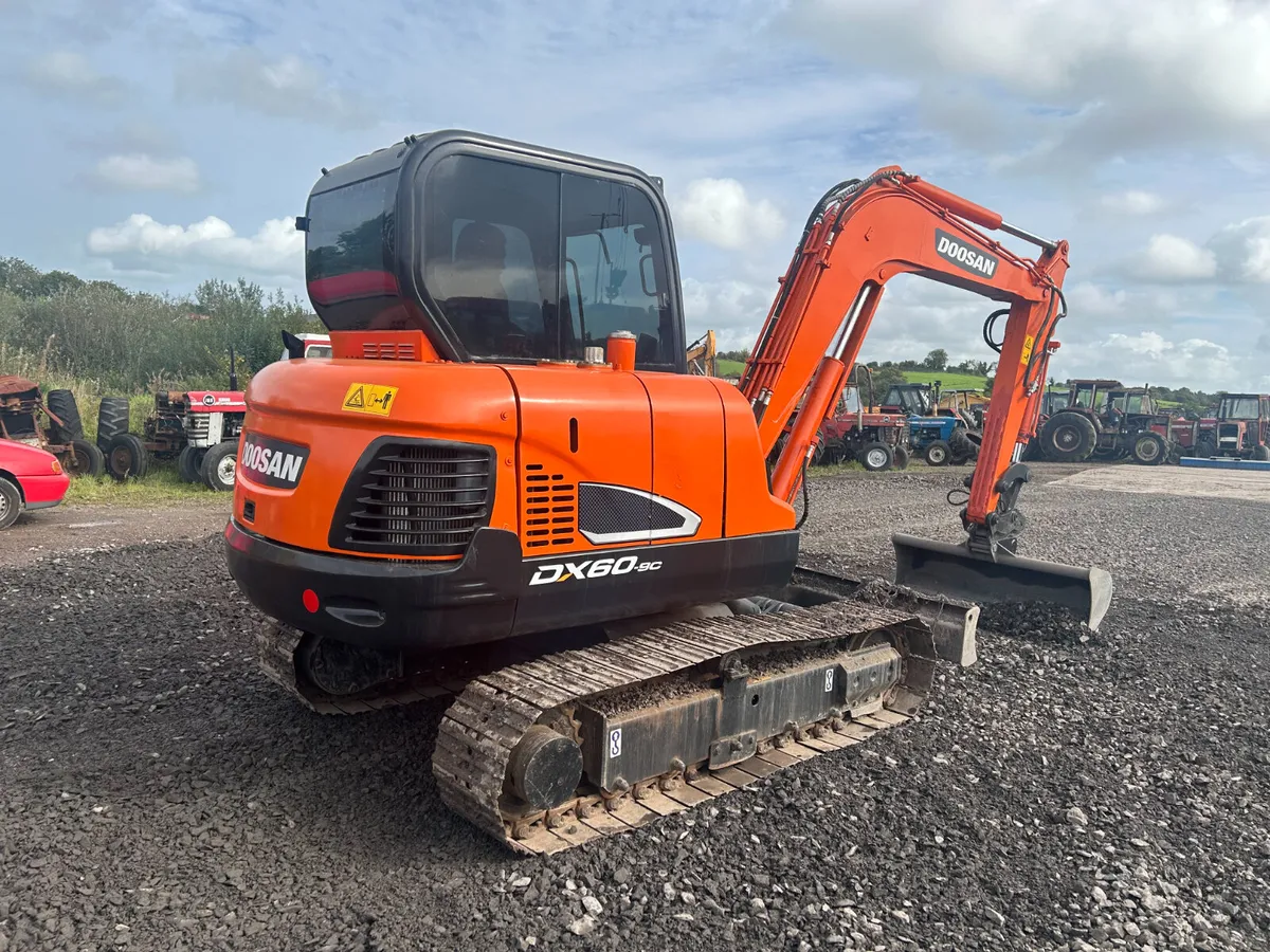 2020 Doosan DX 60-9C C/W x2 Buckets - Image 1