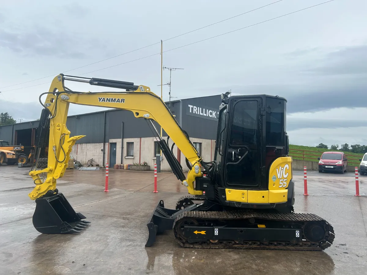 2021 Yanmar VIO 55-6B C/W Thumb Grab - Image 2