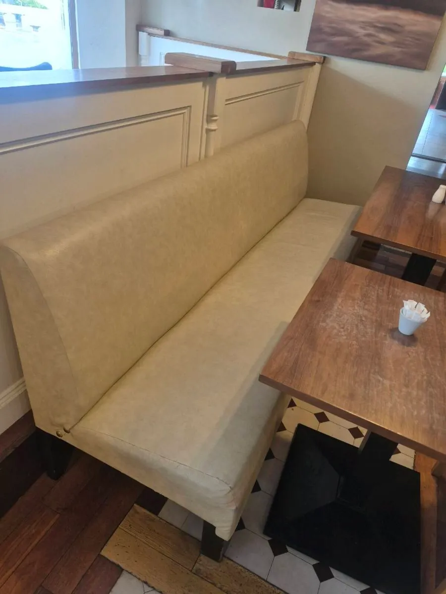 Bar chairs and benches. - Image 1