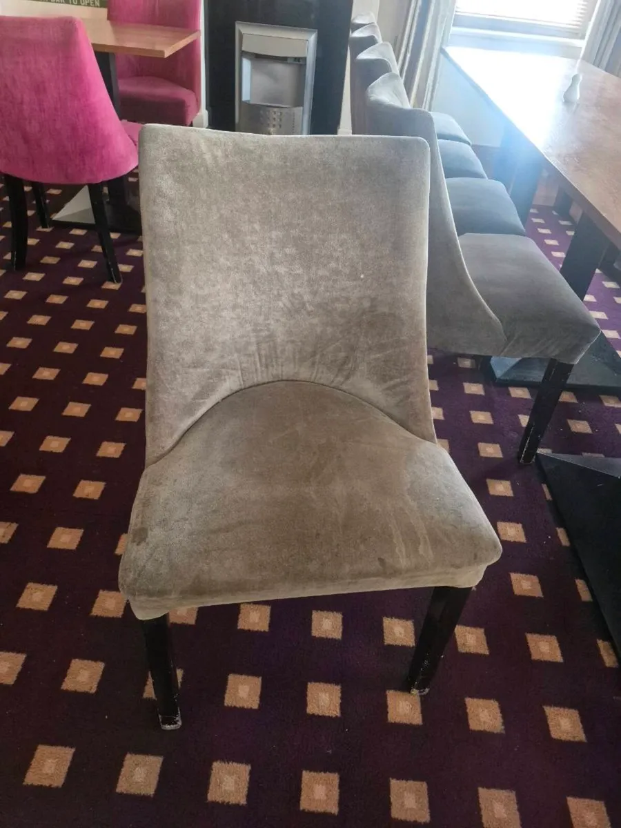 Bar chairs and benches. - Image 4