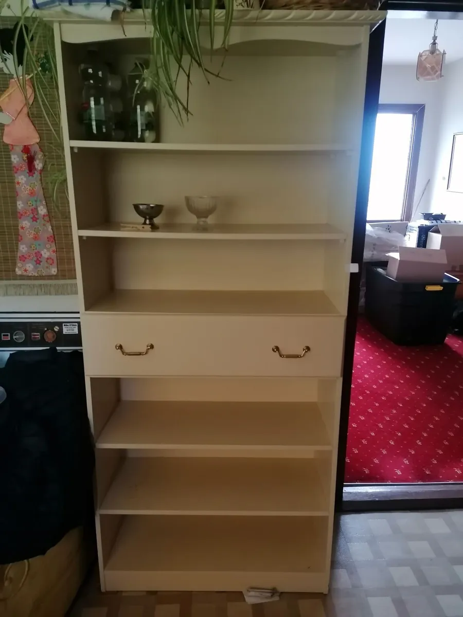 Open dresser with drawer. - Image 1