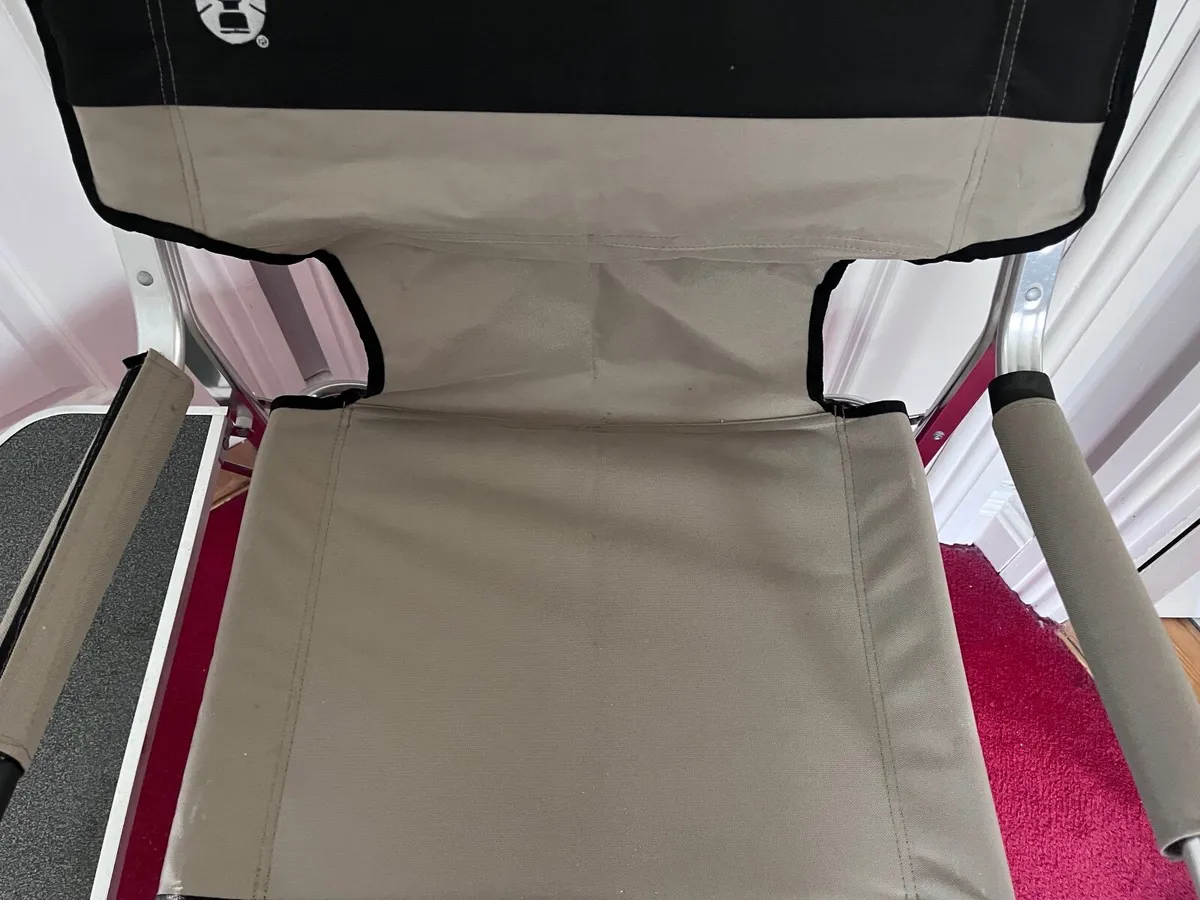 Coleman camping chair: directors,  unused with tra - Image 3