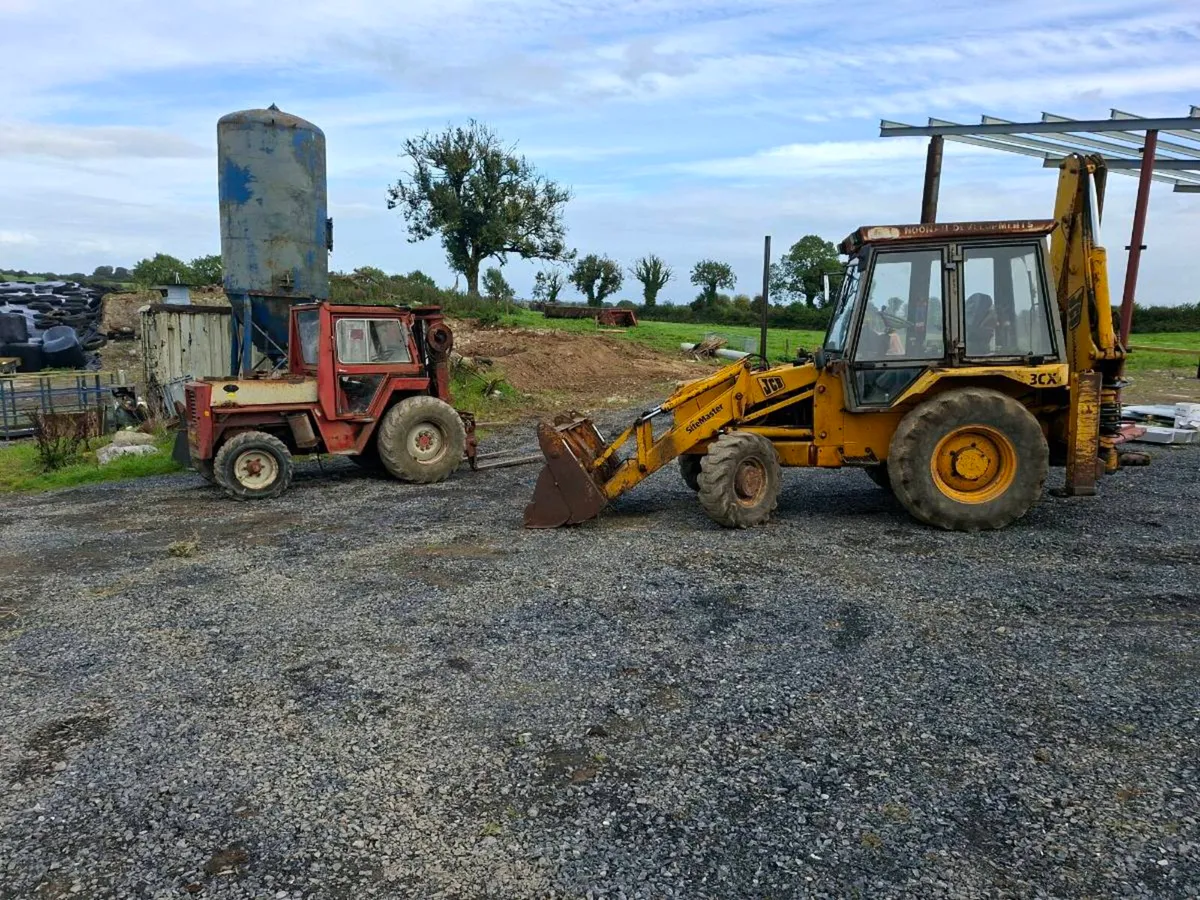 Jcb 3cx and manitou forklift - Image 1