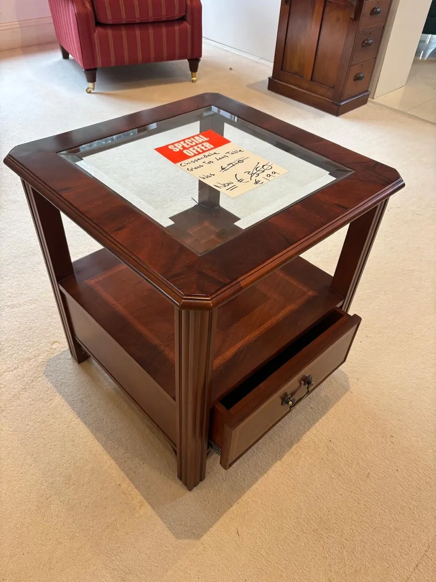 Glass Top Table