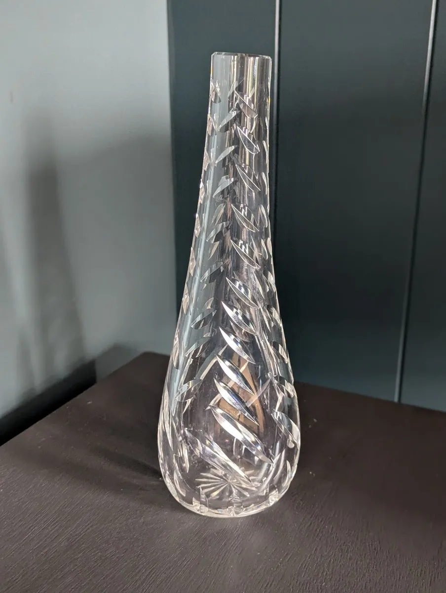 Waterford Crystal Tall Bud Vase - Image 2