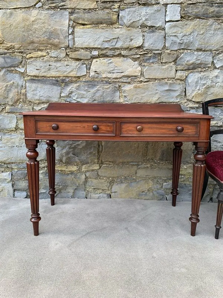 Victorian Mahogany Writing Table. - Image 1