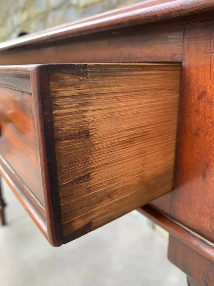 Victorian Mahogany Writing Table. - Image 4