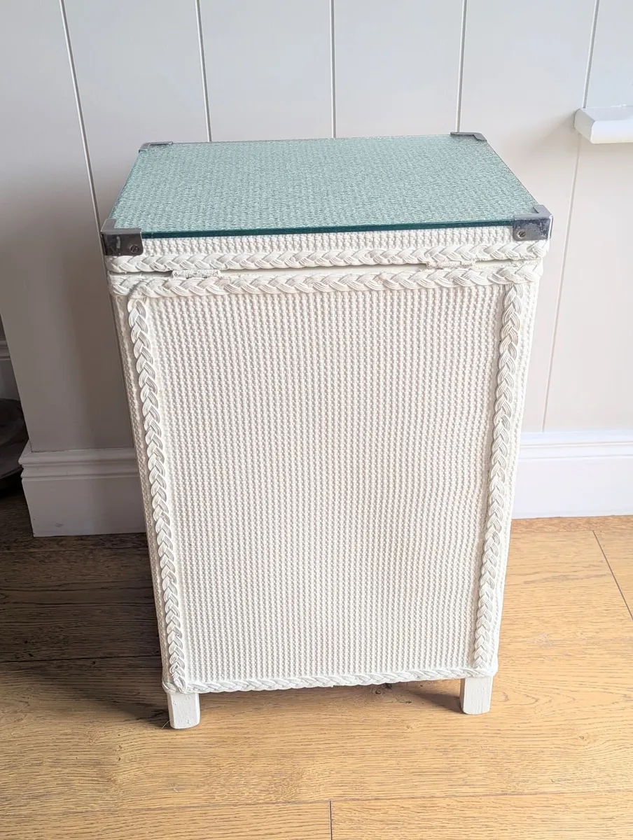 Antique Laundry Basket or Bedside Cabinet - Image 2