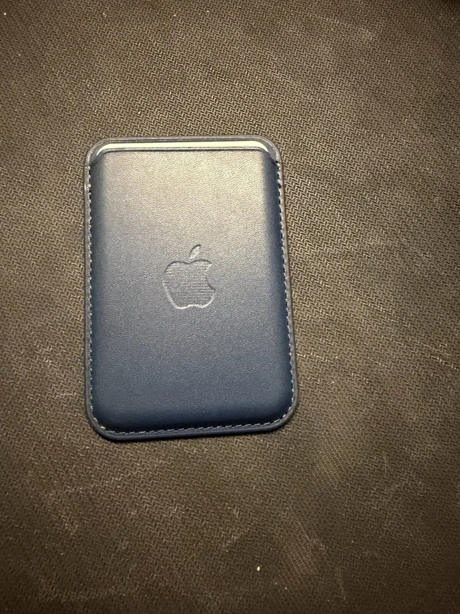 Apple iPhone leather wallet MagSafe navy - Image 2