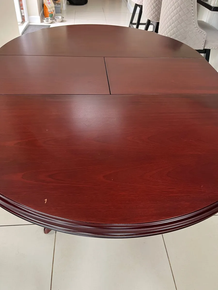 Dining room mahogany table - Image 3