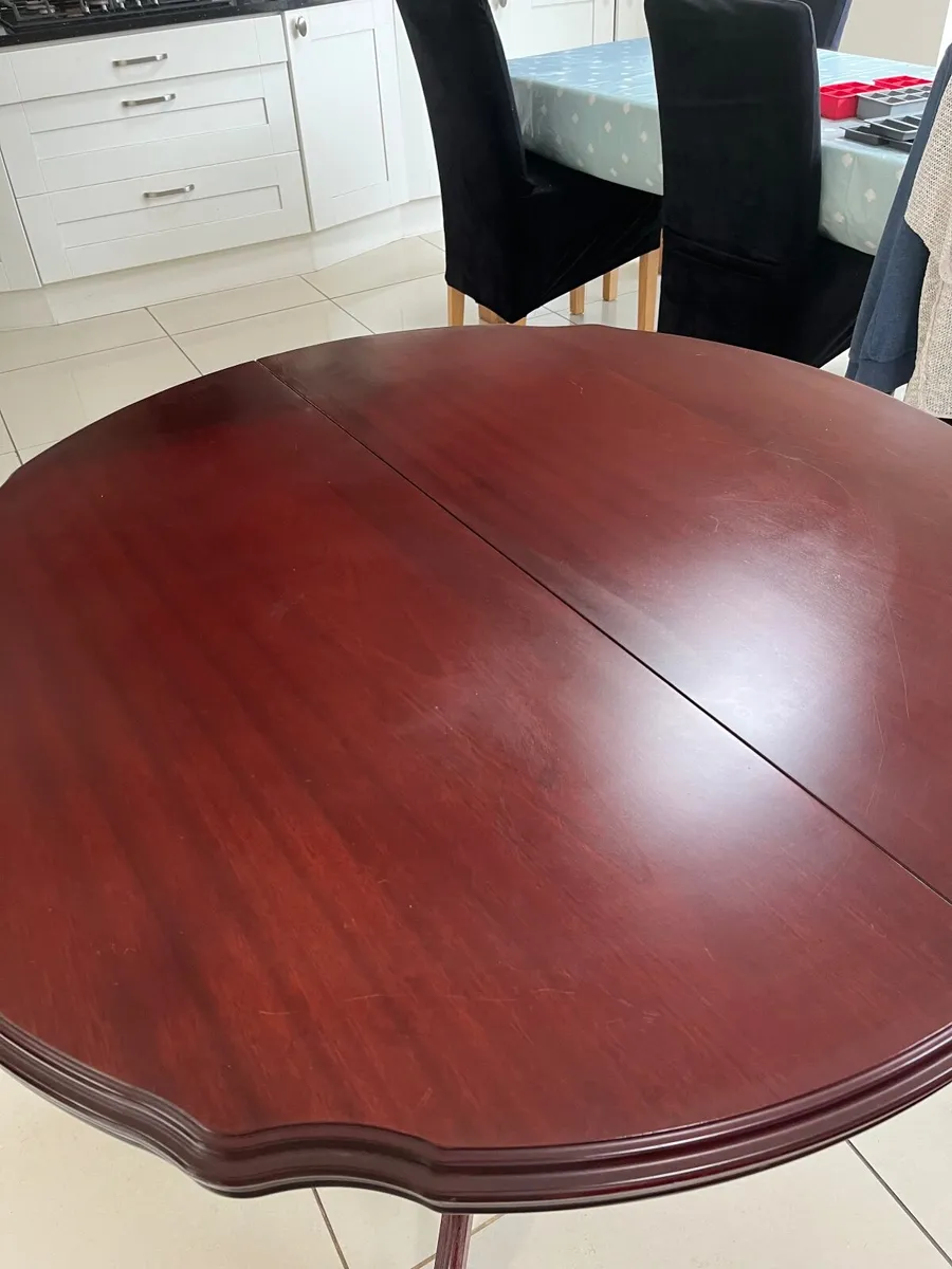 Dining room mahogany table - Image 4