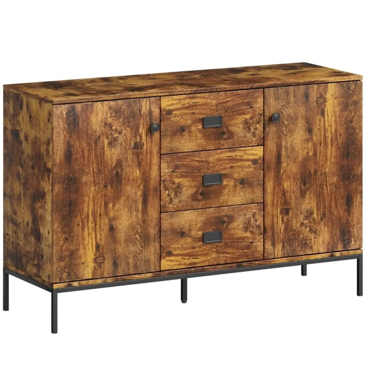 Modern Rustic Brown Sideboard - Image 4
