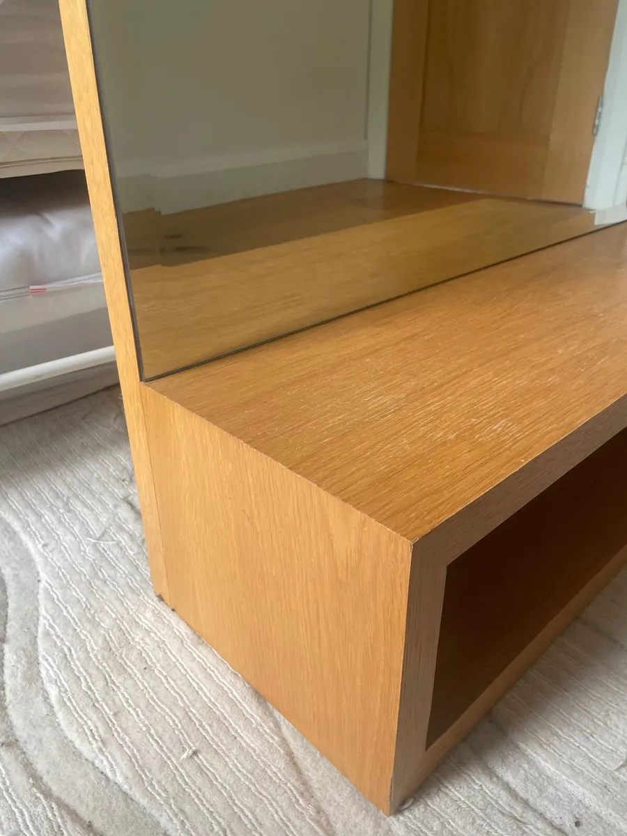 Bevelled Hall Mirror with Shelf - Image 2