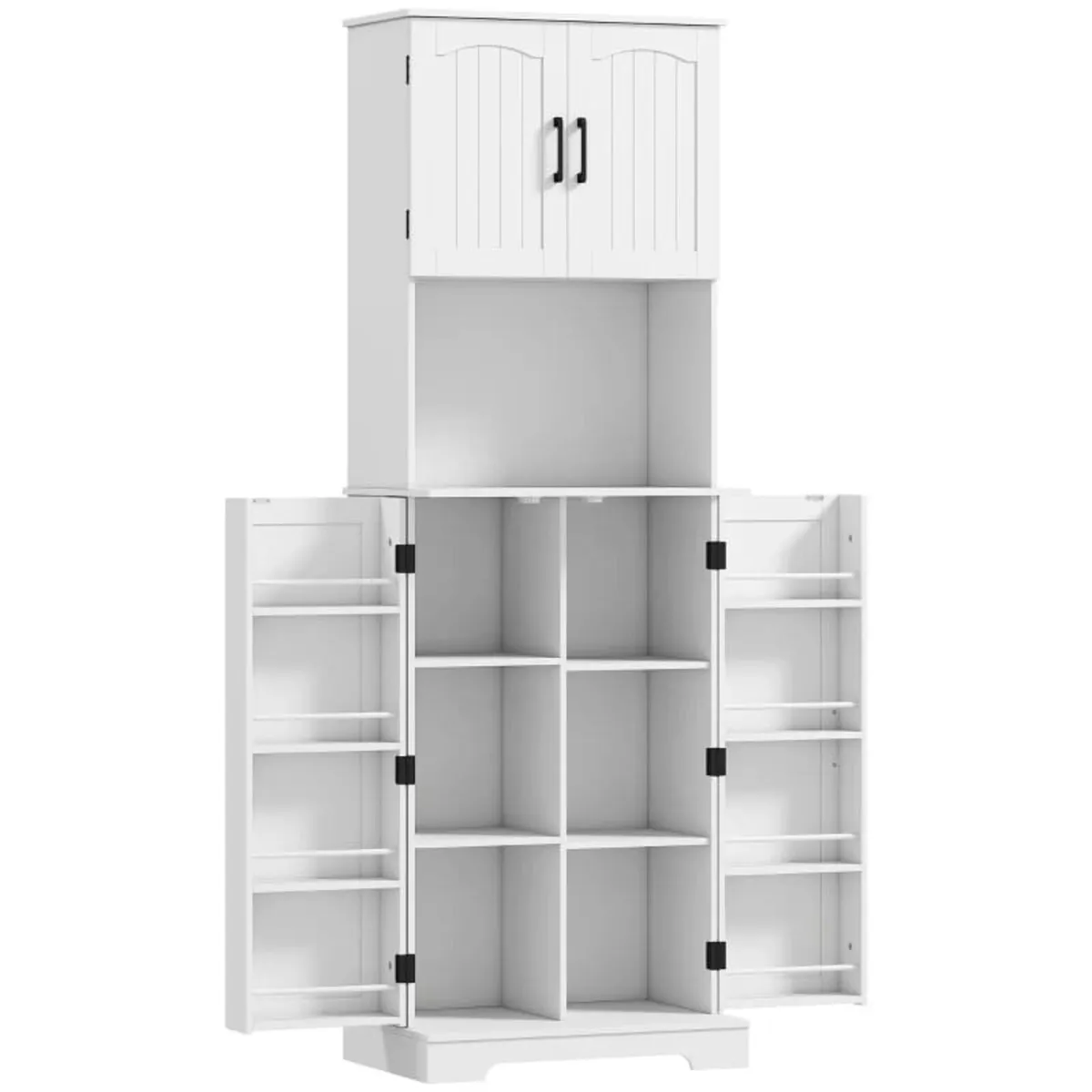 181.5 cm Freestanding Storage Cabinet, Tall Kitche - Image 1