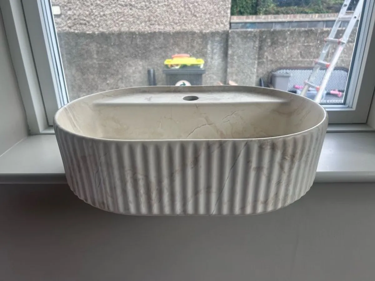 Stone Effect Countertop Basin - Image 3