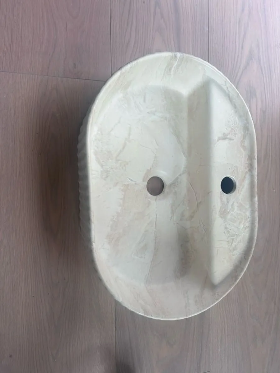 Stone Effect Countertop Basin - Image 1