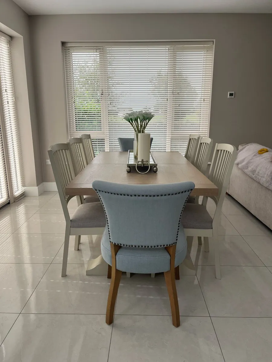 Dining Table & 8 Dining Chairs - Image 2