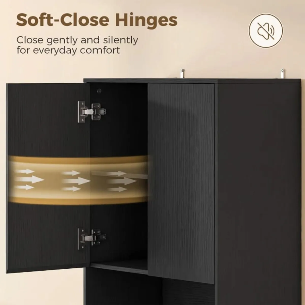 170 cm Kitchen Pantry Cabinet, Freestanding Storag - Image 2