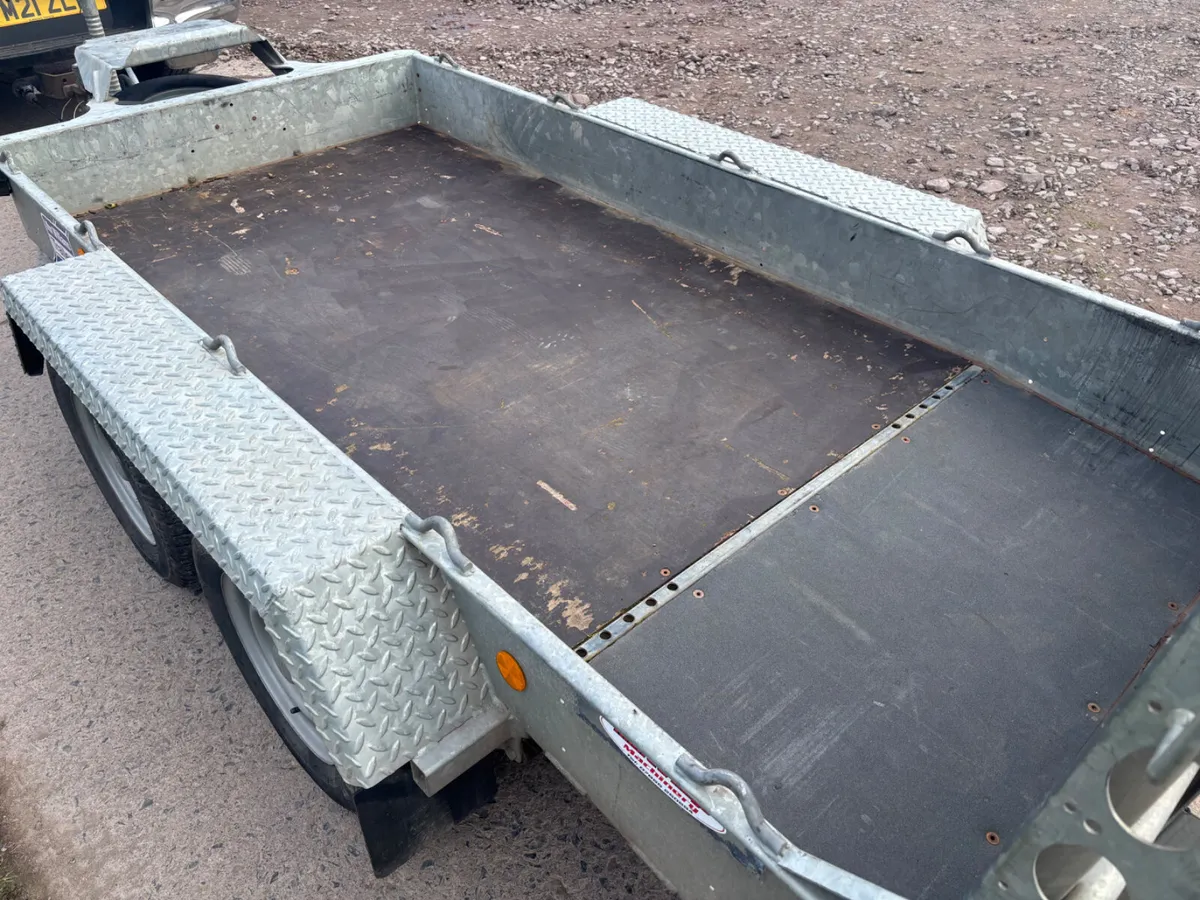 Ifor williams 9ft x 4ft 3” plant trailer - Image 4