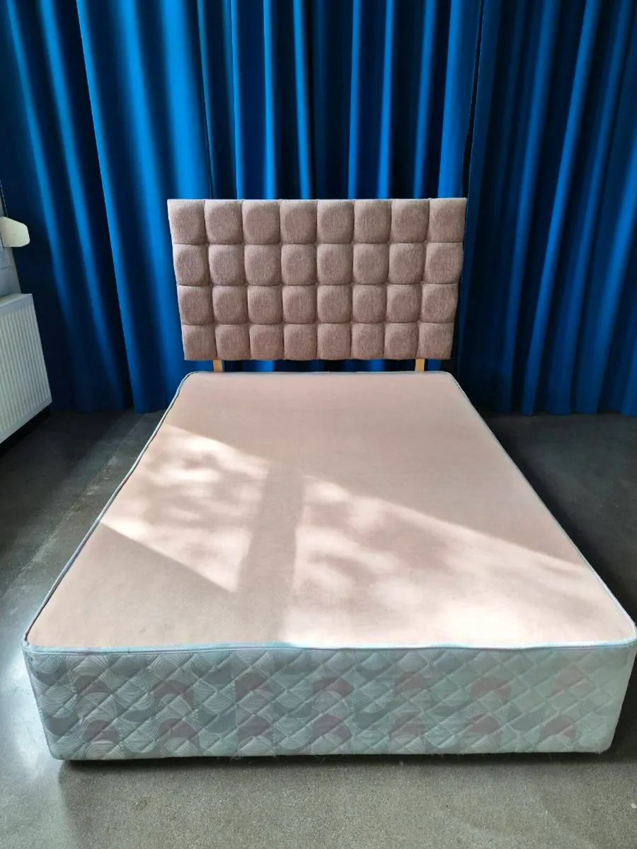 Double bed base & Headboard - Image 1