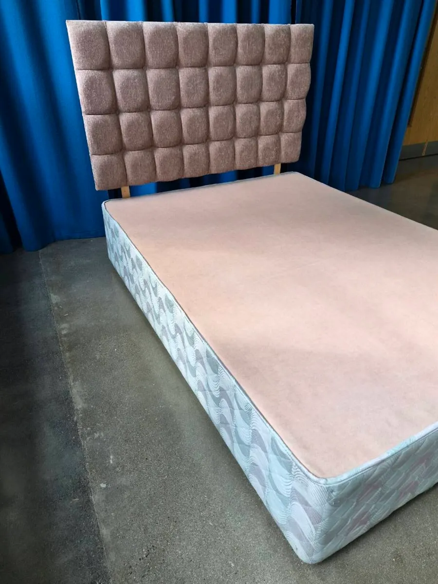 Double bed base & Headboard - Image 2