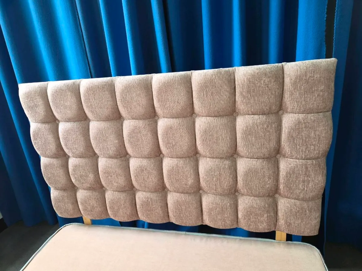 Double bed base & Headboard - Image 4