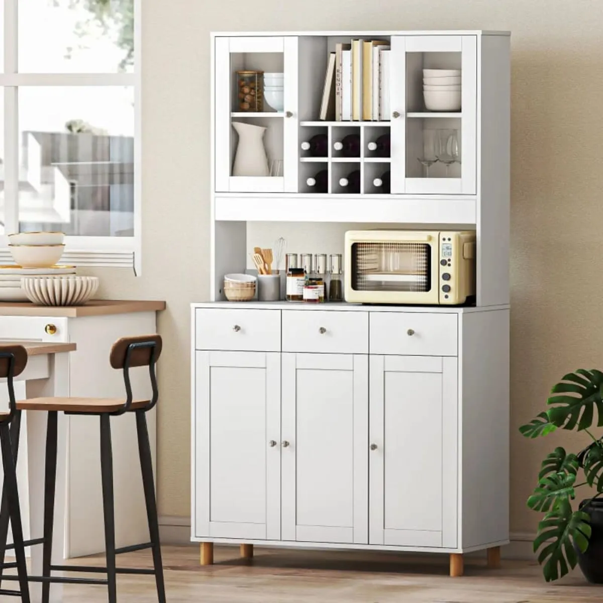 Space-Saving Kitchen Cabinet — Compact Storage Org - Image 1