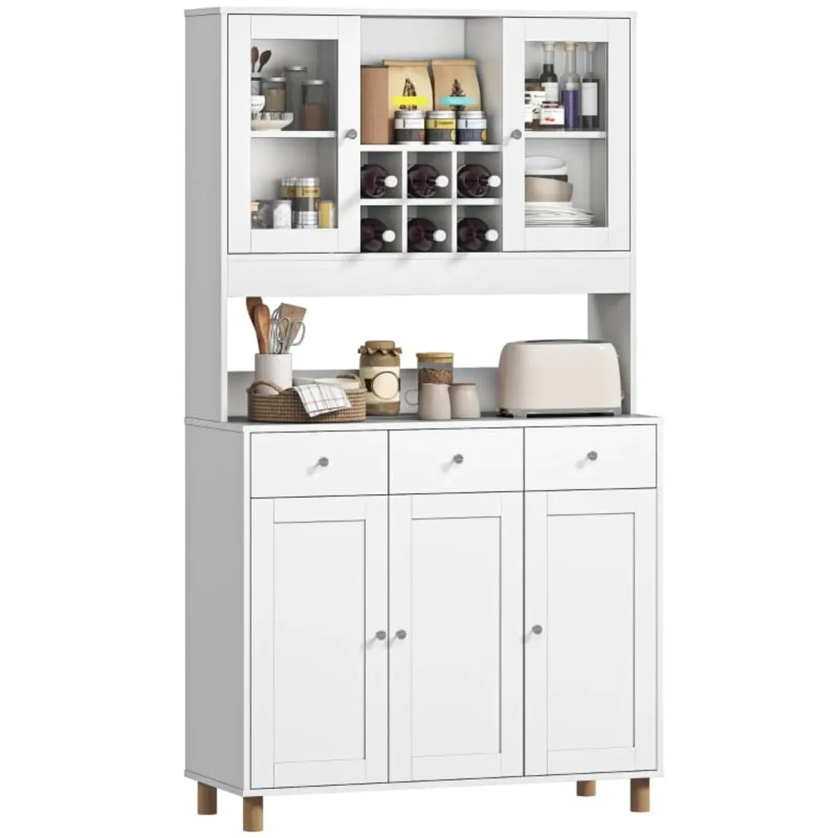 Space-Saving Kitchen Cabinet — Compact Storage Org - Image 2