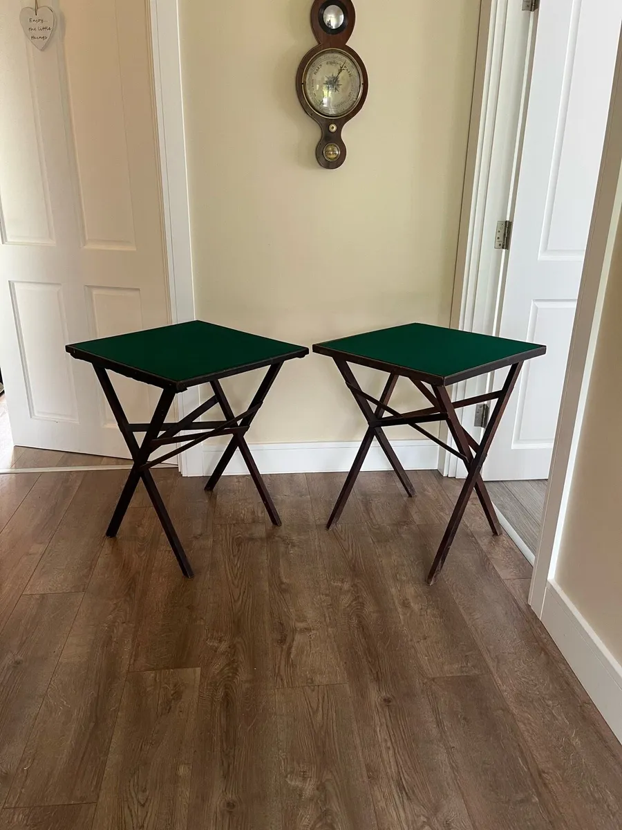 1930s Card Tables - Image 1