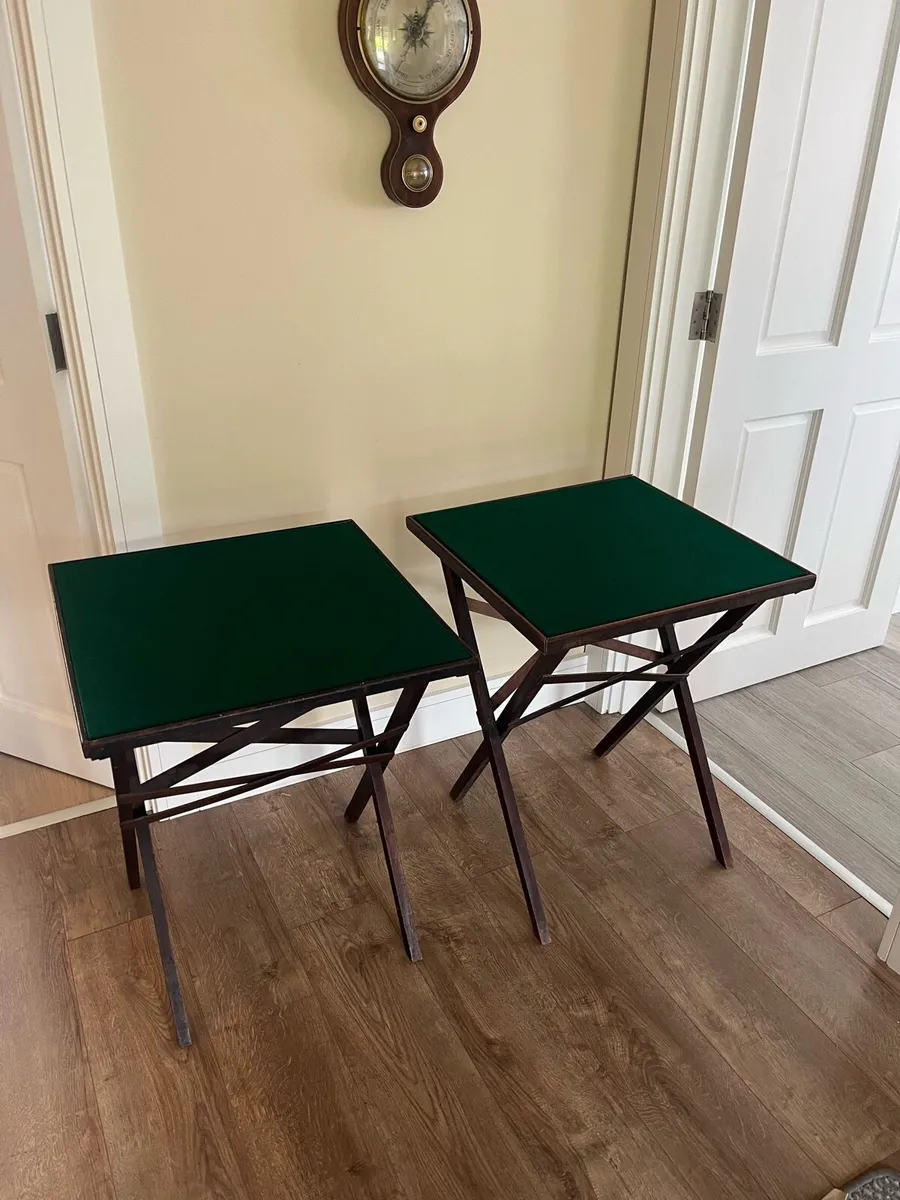 1930s Card Tables - Image 2