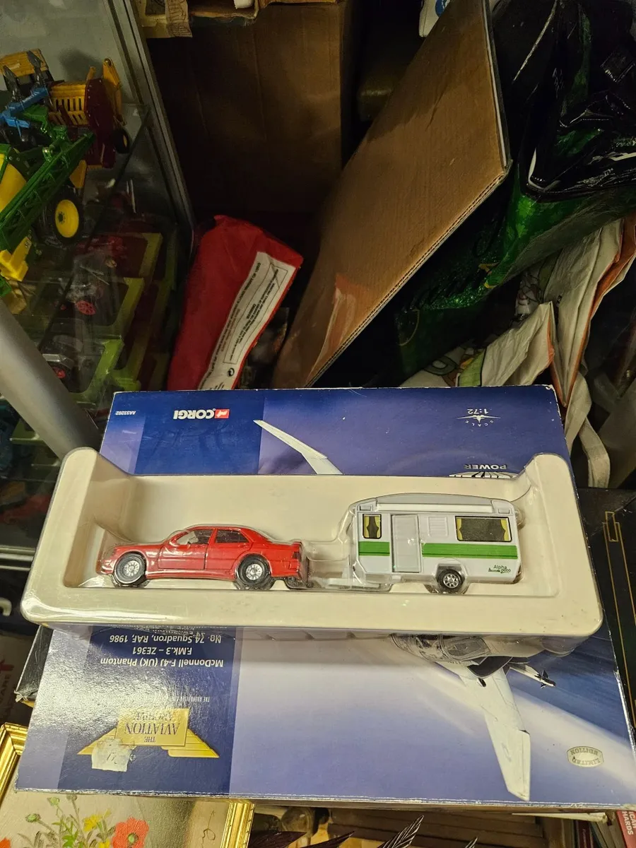 Corgi Mercedes and Caravan Set - Image 1